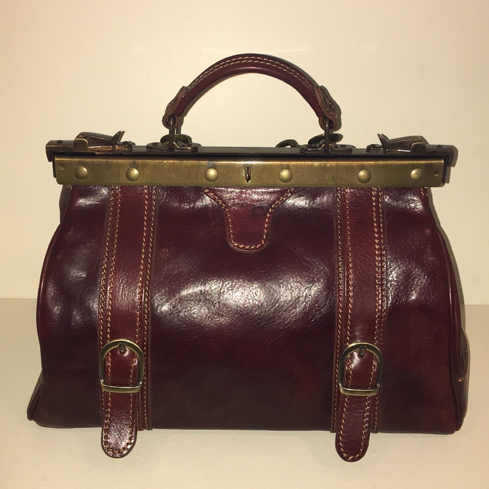 Charlie’s Leather Doctor Medical Italy Travel Bag